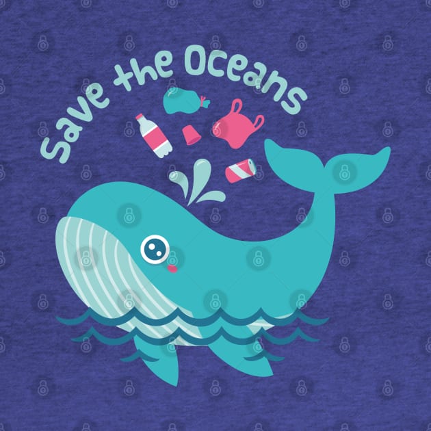 Save The Oceans, Whale Spouts Garbage From Sea by rustydoodle